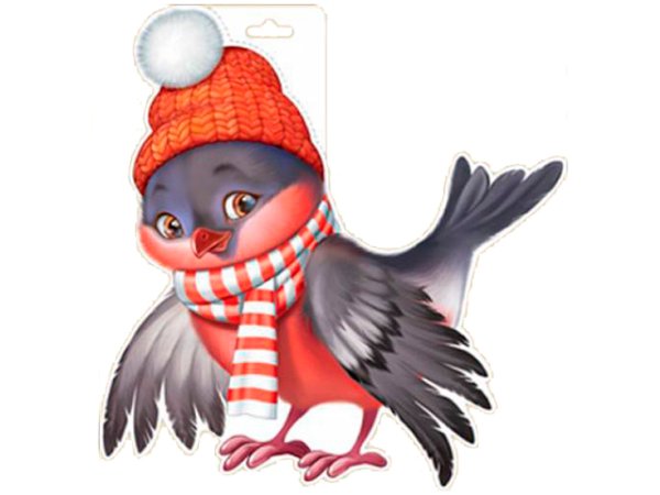 Плакат вырубной Снегирь