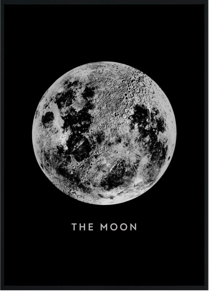 Постер Луна для печати