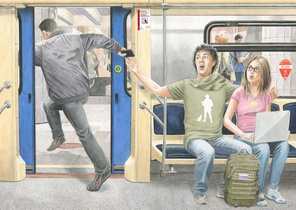 Плакыты Московского метро