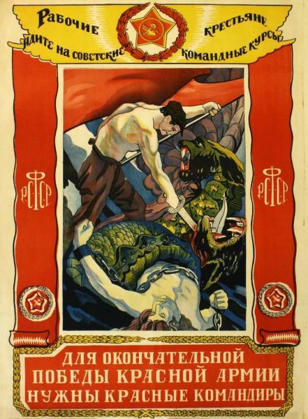 Плакаты красной армии времён гражданской войны