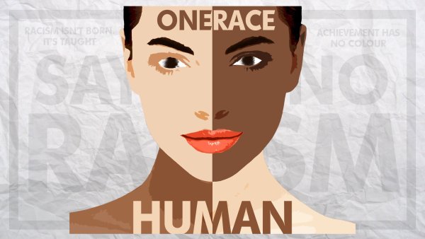 Социальный плакат расизм