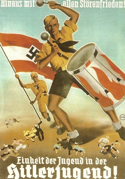 Гитлерюгенд плакат преемственность поколений