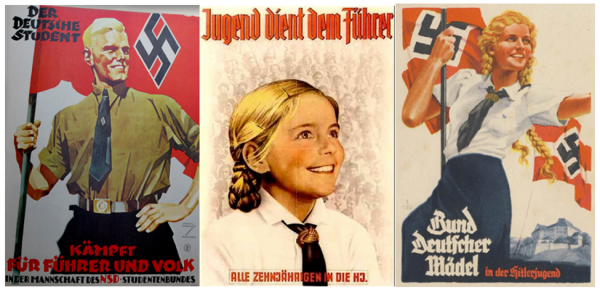 Рекламные плакаты Гитлерюгенд