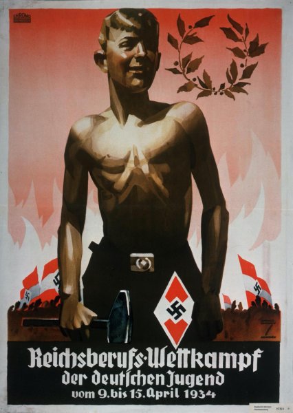 Немецкие плакаты второй мировой войны Гитлерюгенд