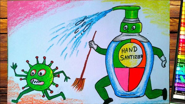 Плакат стоп вирус