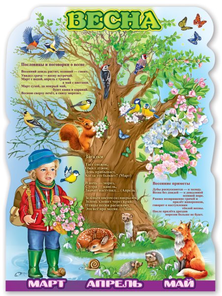 Постер времена года