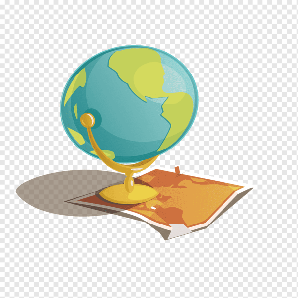 Глобус рисунок плакат