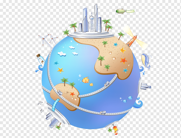 Глобус на пляже