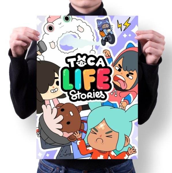 Наклейки toca boca