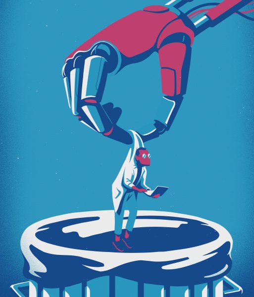 Искусственный интеллект иллюстрация