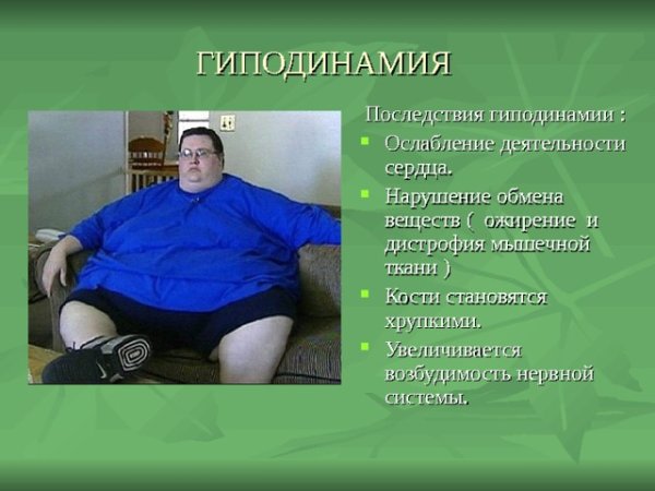 Причины сидячего образа жизни