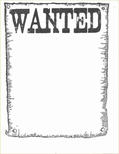 Листовка wanted
