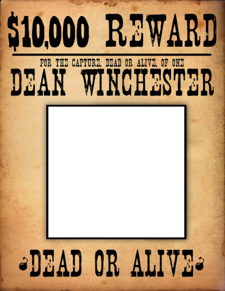 Табличка wanted