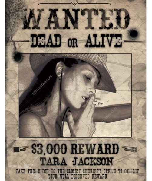 Плакат розыска