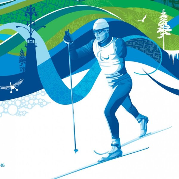Карикатуры лыжные гонки