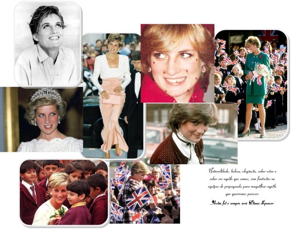 Принцесса Диана коллаж