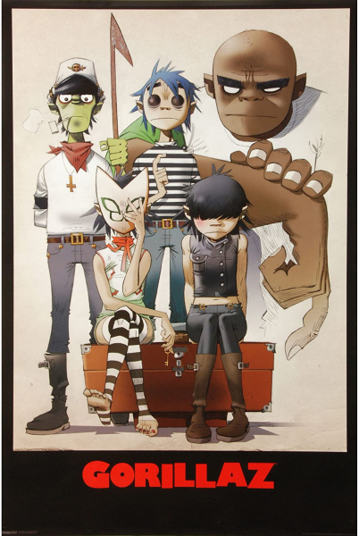 Gorillaz плакат