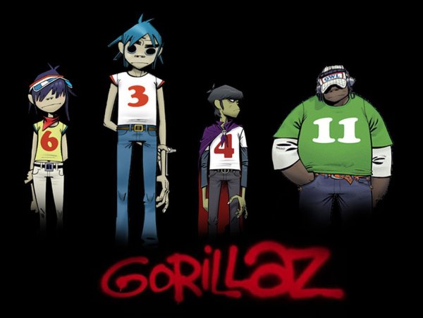 Плакат Gorillaz a4