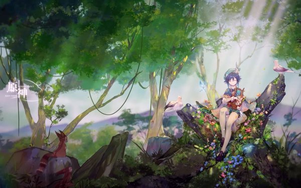 Баннер с Сяо Геншин Импакт