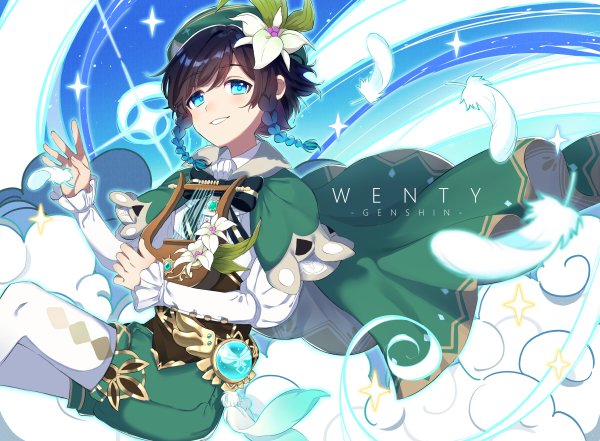Венти Genshin Impact скрины