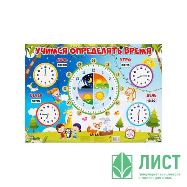 Плакат определение времени