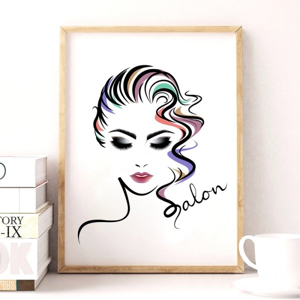 Плакат для студии красоты