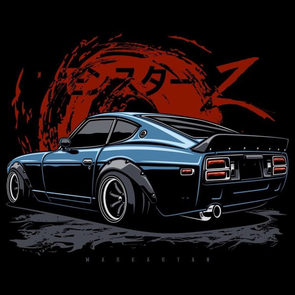 Nissan Silvia s13 рисунок