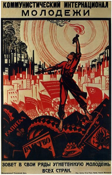 Коммунистический интернационал плакат