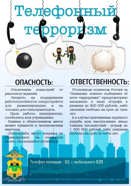 Телефонный терроризм и его последствия