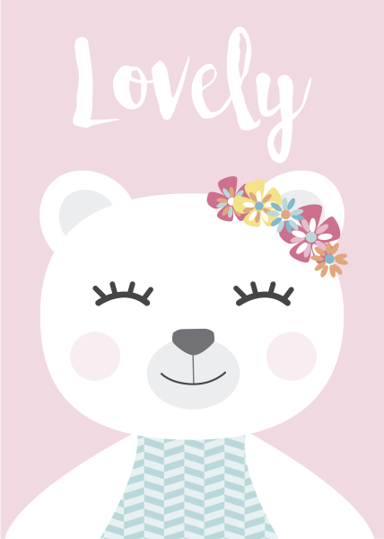 Милые постеры в детскую