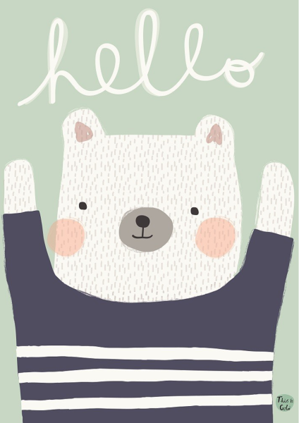 Милые постеры в детскую