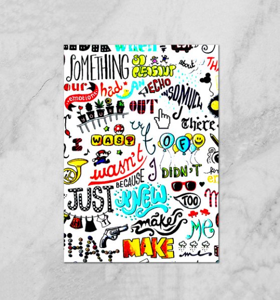 Крутые надписи на плакат