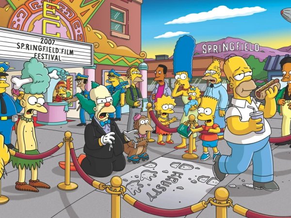 Клоун из Симпсонов арты