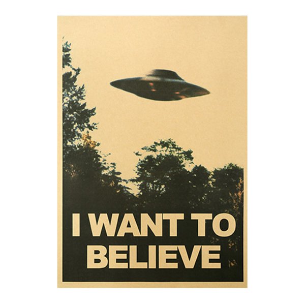 Плакат Малдера i want to believe