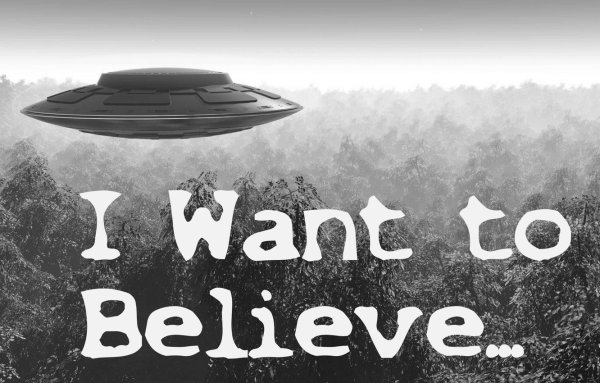 I want to believe