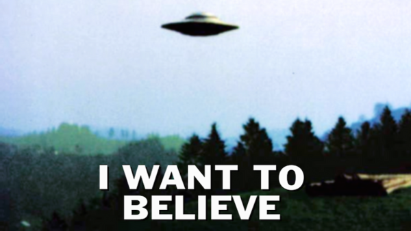 Картинка с НЛО I want to believe