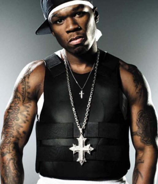 Тату на спине 50 цент