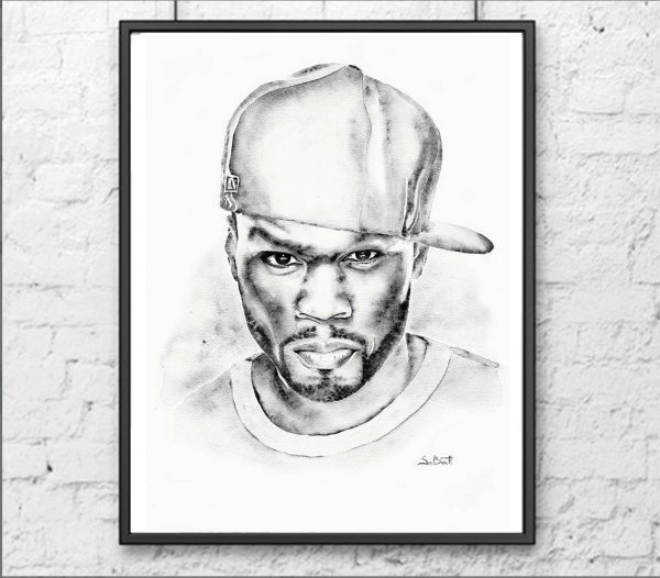 50 Cent рисунок