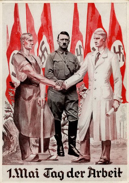 Плакаты нацистской Германии о Гитлере