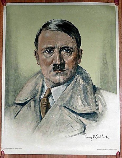 Немецкие плакаты с Гитлером