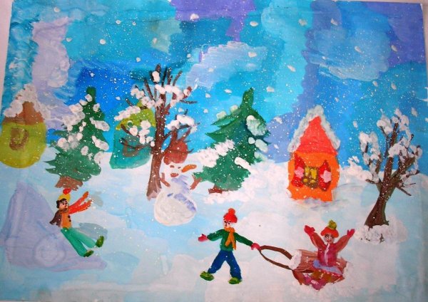 Новогодняя фантазия рисунок