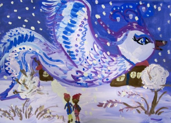 Новогодняя фантазия рисунок на конкурс