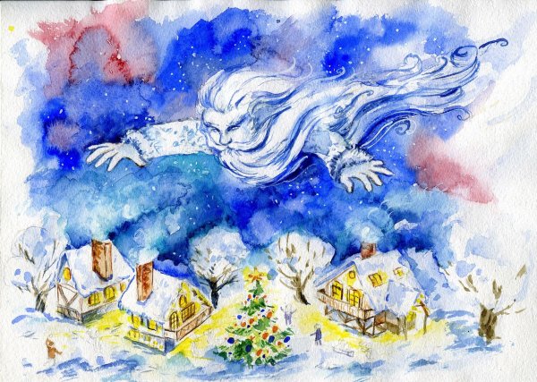 Конкурс детских рисунков волшебница зима