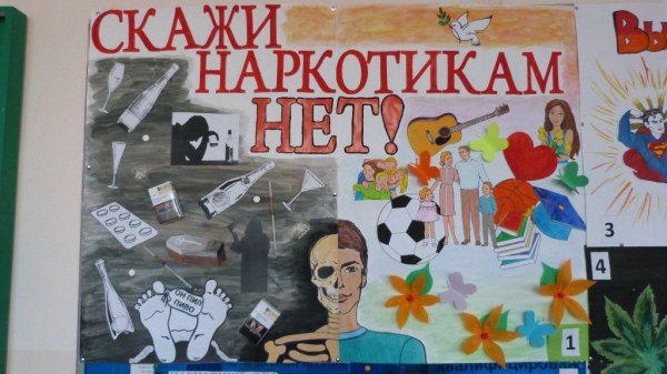 Стенгазета нет наркотикам