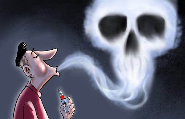 Электронные сигареты плакат