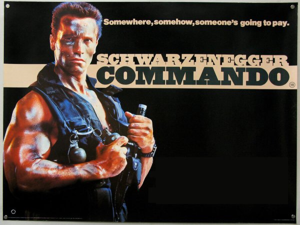 Постеры Коммандо Арнольд Шварценеггер
