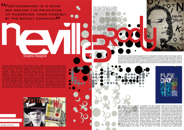 Невилл Броуди графический дизайнер