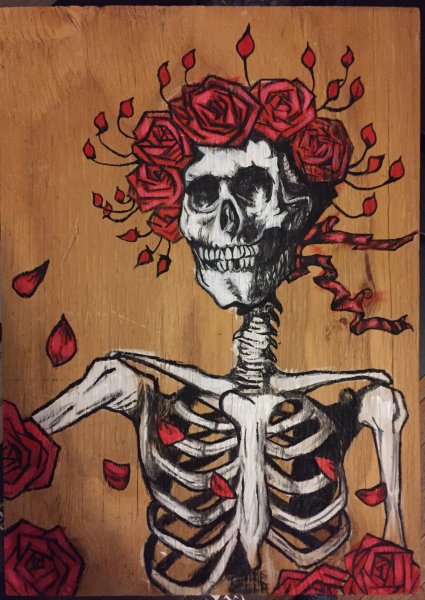 Плакаты с пинтереста со скелетами