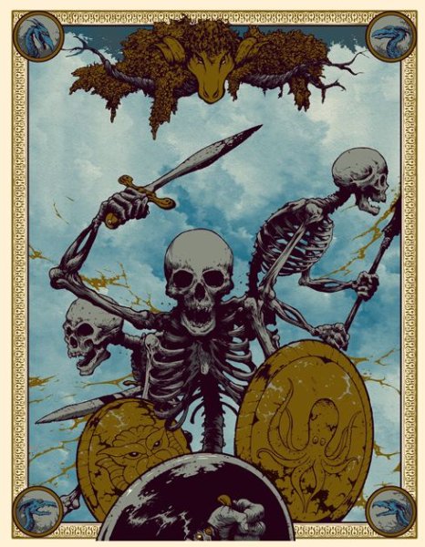 Постеры на стену скелет