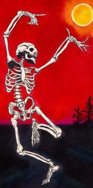 Скелет плакат